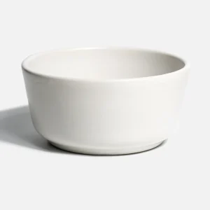 Tazón cónico de cerámica blanco mate Bruce 400 ml