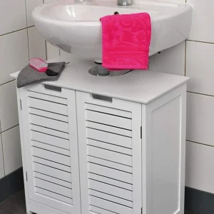 Mueble Armario para debajo del lavabo MIAMI - 2 puertas + 1 estantería interior